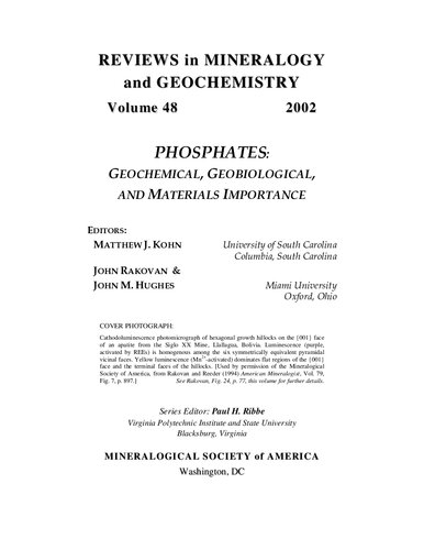 Phosphates - Geochemical, Geobiological, and Materials Importance