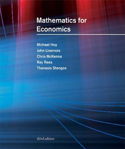 Mathematics for Economics, third edition (The MIT Press)