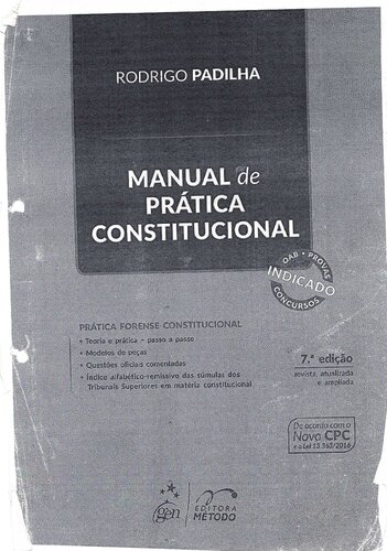 Manual de Pratica Constitucional