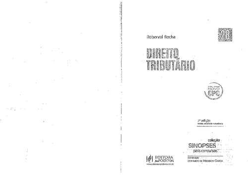 Direito Tributário - Volume 28. Coleção Sinopses Para Concursos