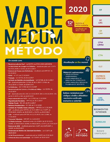 Vade Mecum Tradicional Método 2020