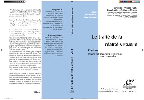 Le traité de la réalité virtuelle, volume 1 : Fondements et interfaces comportementales