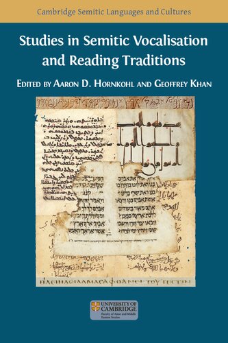 Studies in Semitic Vocalisation and Reading Traditions