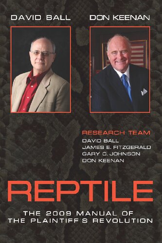 Reptile: The 2009 Manual of the Plaintiff's Revolution Paperback