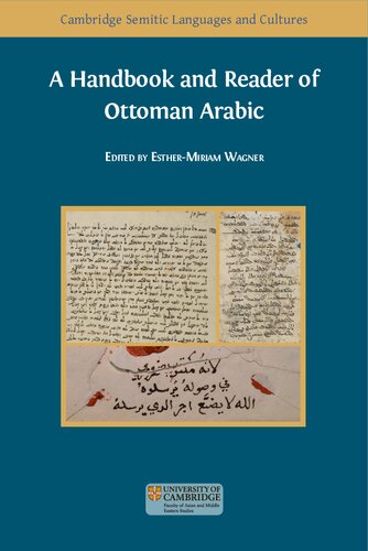 A Handbook and Reader of Ottoman Arabic