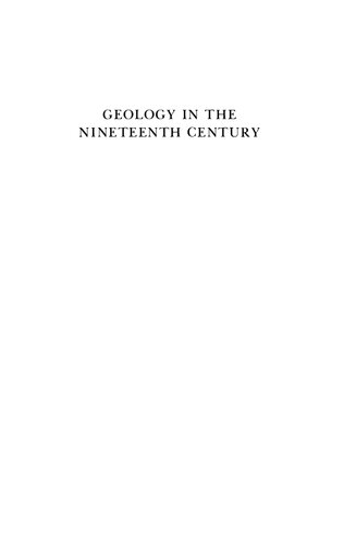 Geology in the Nineteenth Century : Changing Views of a Changing World