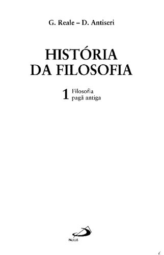 Filosofia Pagã Antiga