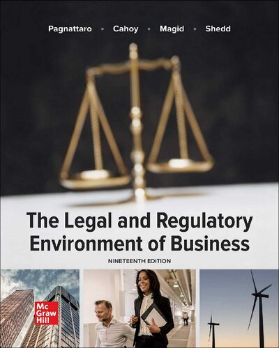 The Legal and Regulatory Environment of Business