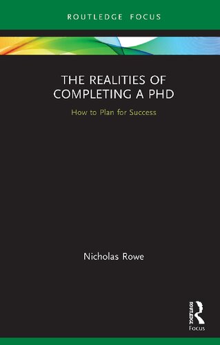 The Realities of Completing a PhD: How to Plan for Success