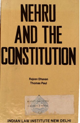 Nehru and the Constitution