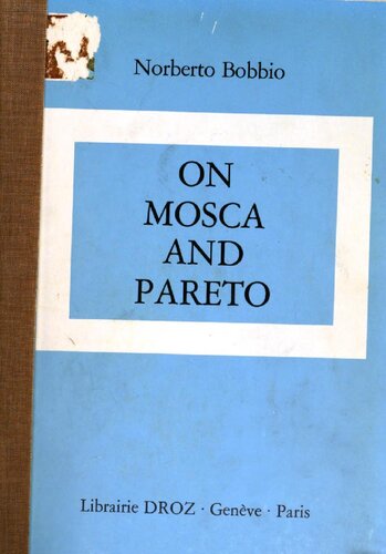 On Mosca and Pareto.