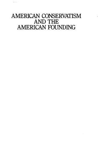 American conservatism and the American founding