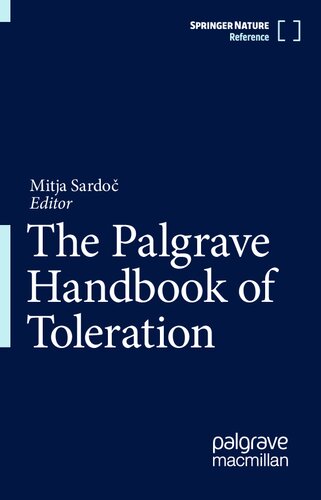 The Palgrave Handbook of Toleration