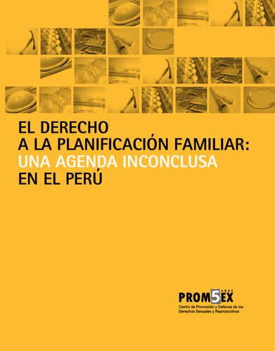 El derecho a la planificación familiar : una agenda inconclusa en el Perú