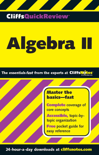 Algebra II (Cliffs Quick Review)