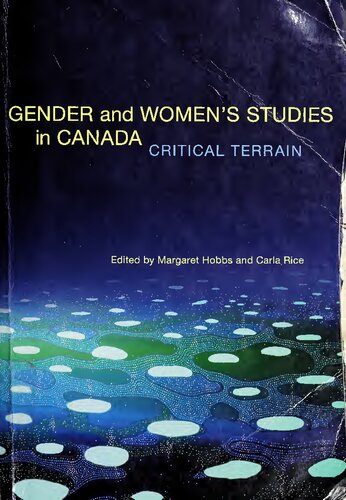 Gender and Women's Studies in Canada : Critical Terrain