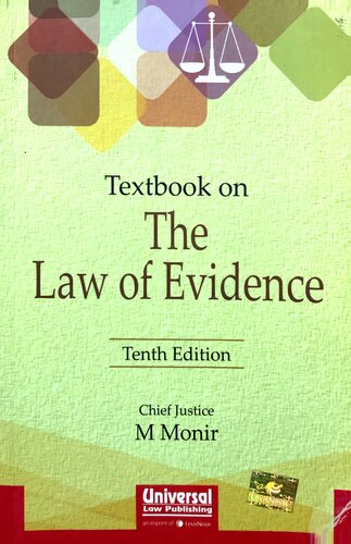 Textbook on The Law of Evidence