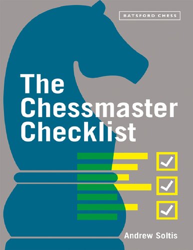 The Chessmaster Checklist