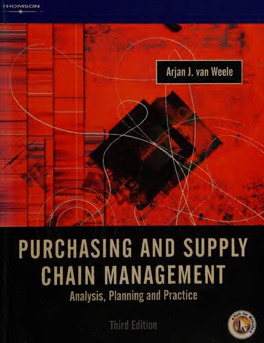 Purchasing and supply chain management : analysis, planning and practice