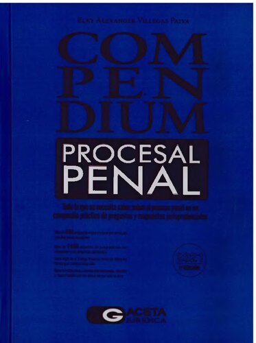 COMPENDIUM PROCESAL PENAL