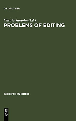 Problems of Editing