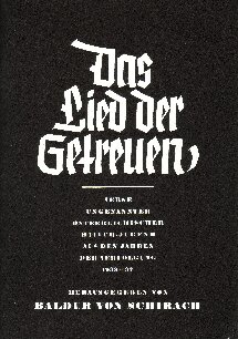 Schirach, Baldur von - Das Lied der Getreuen (1938, 21 Doppels., Scan, Fraktur)