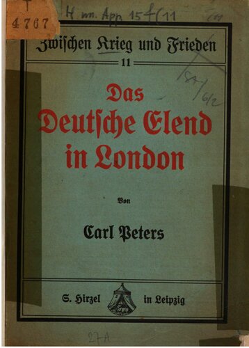 Das Deutsche Elend in London