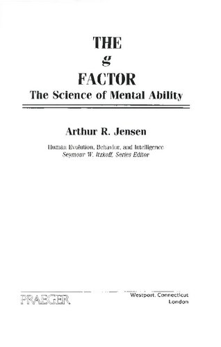 The g Factor: The Science of Mental Ability