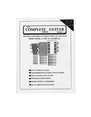 Music Theory Workbook for Guitar Volume One