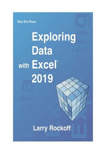 Exploring Data with Excel 2019