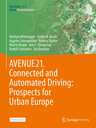 AVENUE21. Connected and Automated Driving: Prospects for Urban Europe