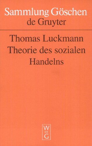 Theorie des sozialen Handelns