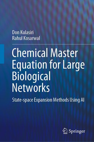 Chemical Master Equation for Large Biological Networks: State-space Expansion Methods Using AI