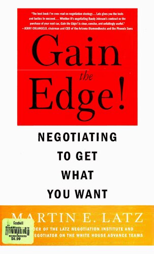 Gain the Edge: Negotiating to Get What You Want