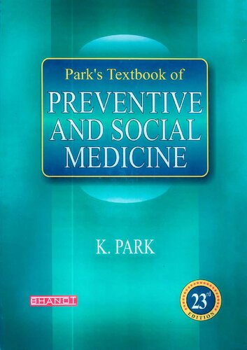 K.Park's textbook of preventative and social medicine 23rd edition