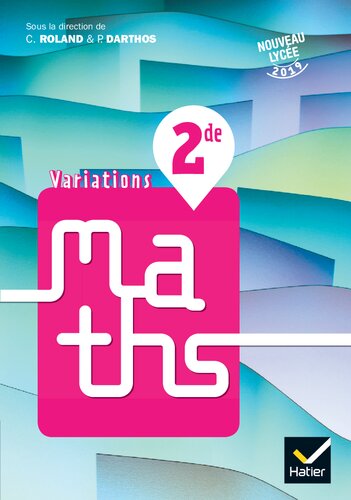 Variations: Maths 2de. Livre élève