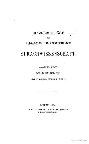 Die Jabim-Sprache in der Fischhafener Gegend