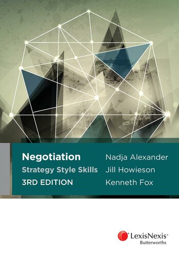 Negotiation: Strategy Style Skills