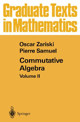 Commutative Algebra