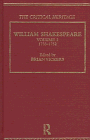 William Shakespeare: The  Volume 3 1733-1752 (The Collected  : William Shakespeare)