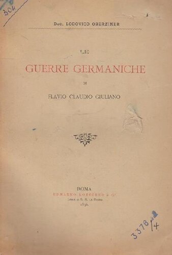 Le guerre germaniche di Flavio Claudio Giuliano