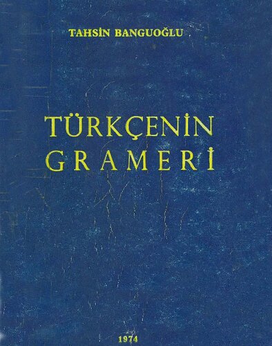 Türkçenin Grameri