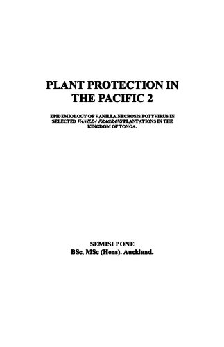 Plant protection in the Pacific. 2