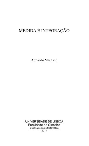 Medida e Integração