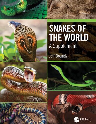 Snakes of the World: A Supplement