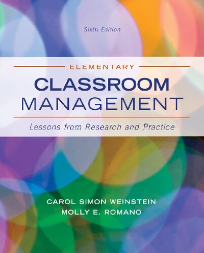 Elementary Classroom Management: Lessons from Research and Practice