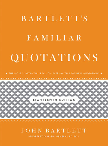 Bartlett's Familiar Quotations