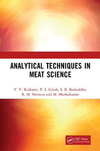 Analytical Techniques in Meat Science