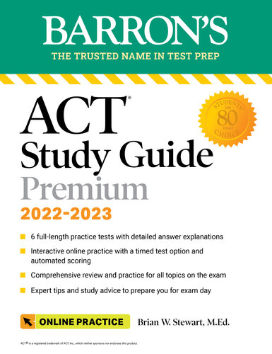 ACT Premium Study Guide: with 6 practice tests