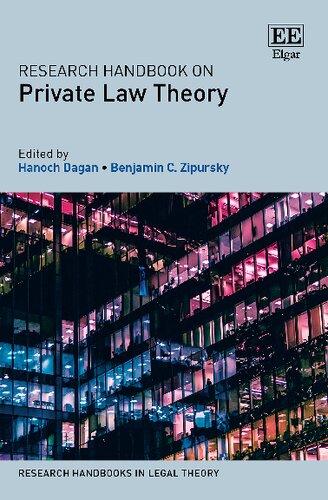 Research handbook on private law theory